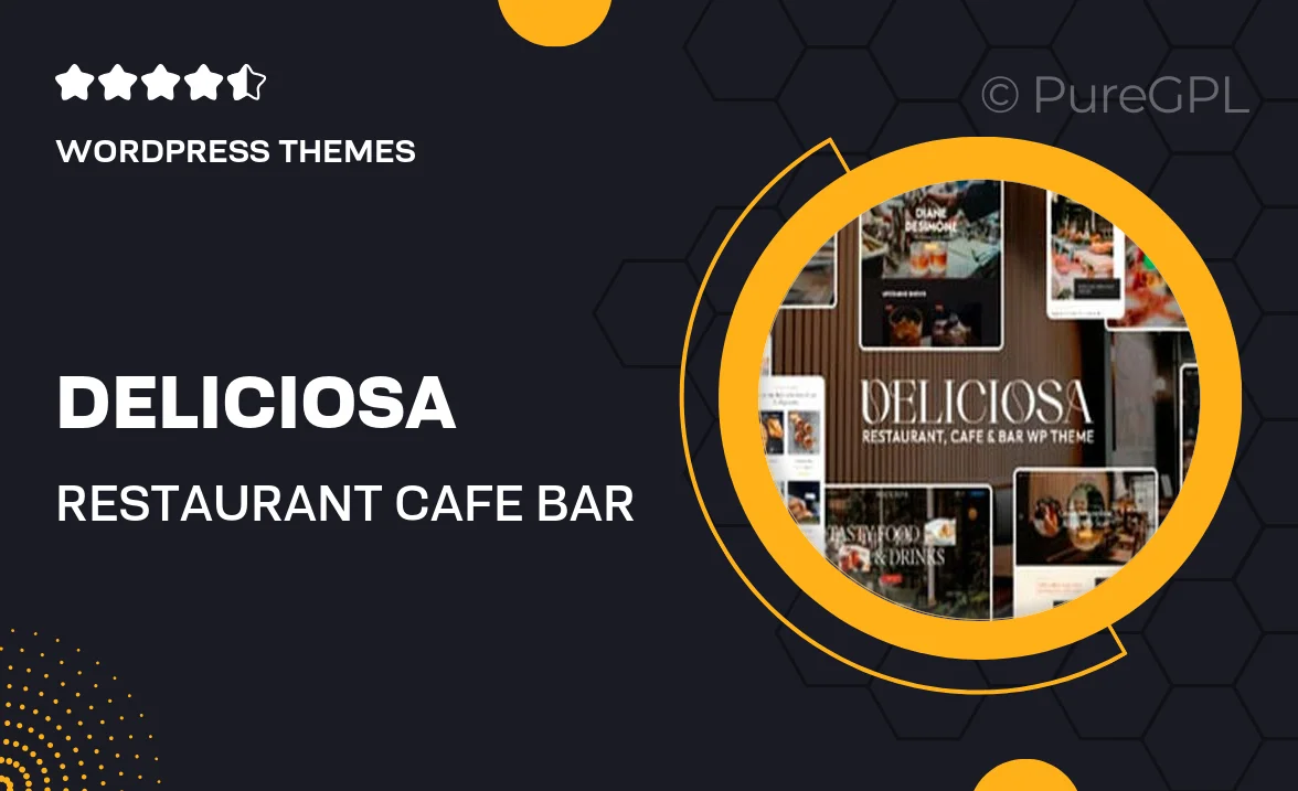 Deliciosa – Restaurant, Cafe & Bar WordPress Theme
