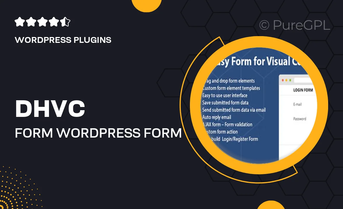 DHVC Form – WordPress Form for WPBakery Page Builder