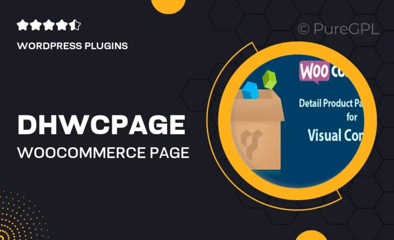 dhwcpage woocommerce page builder