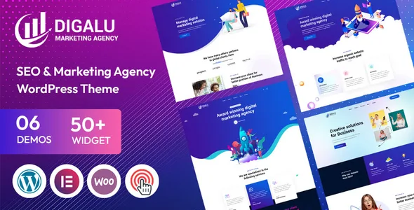 digalu digital marketing agency wordpress theme 1