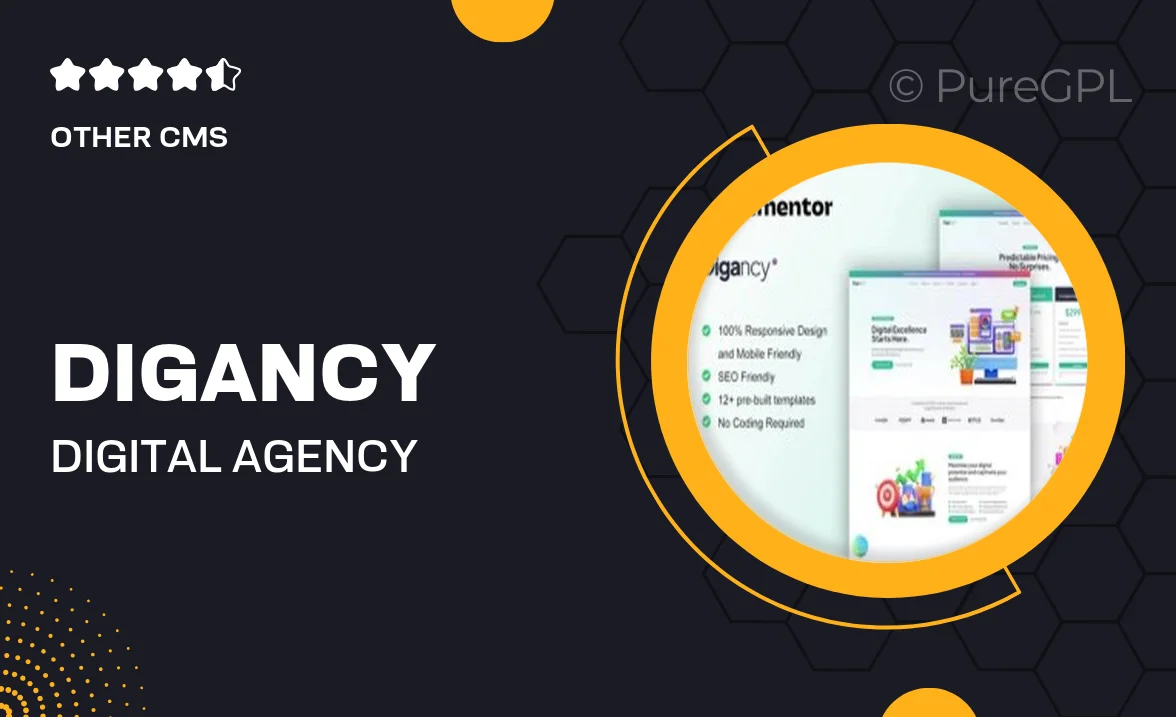Digancy – Digital Agency Elementor Template Kit