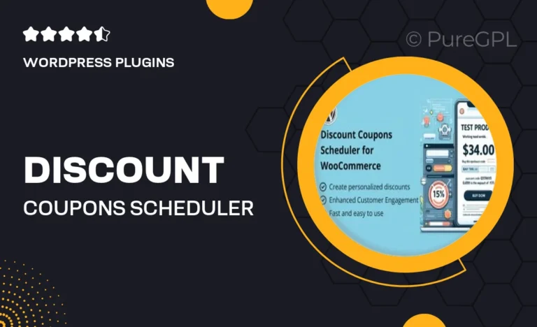 discount coupons scheduler for woocommerce
