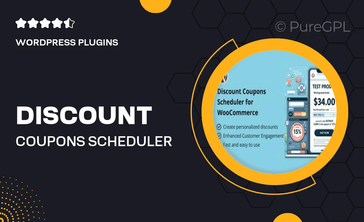 Discount Coupons Scheduler for WooCommerce