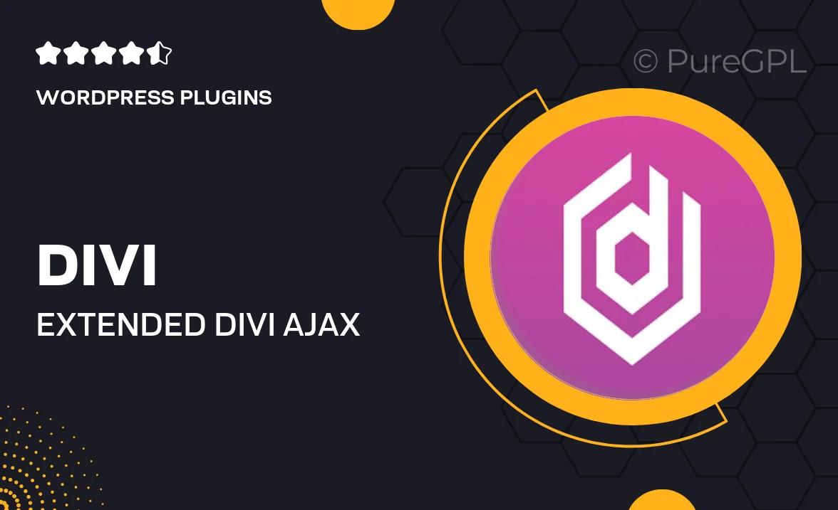 Divi Extended | Divi Ajax Search