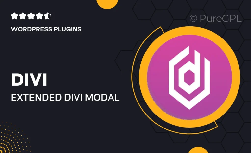 Divi Extended | Divi Modal Popup