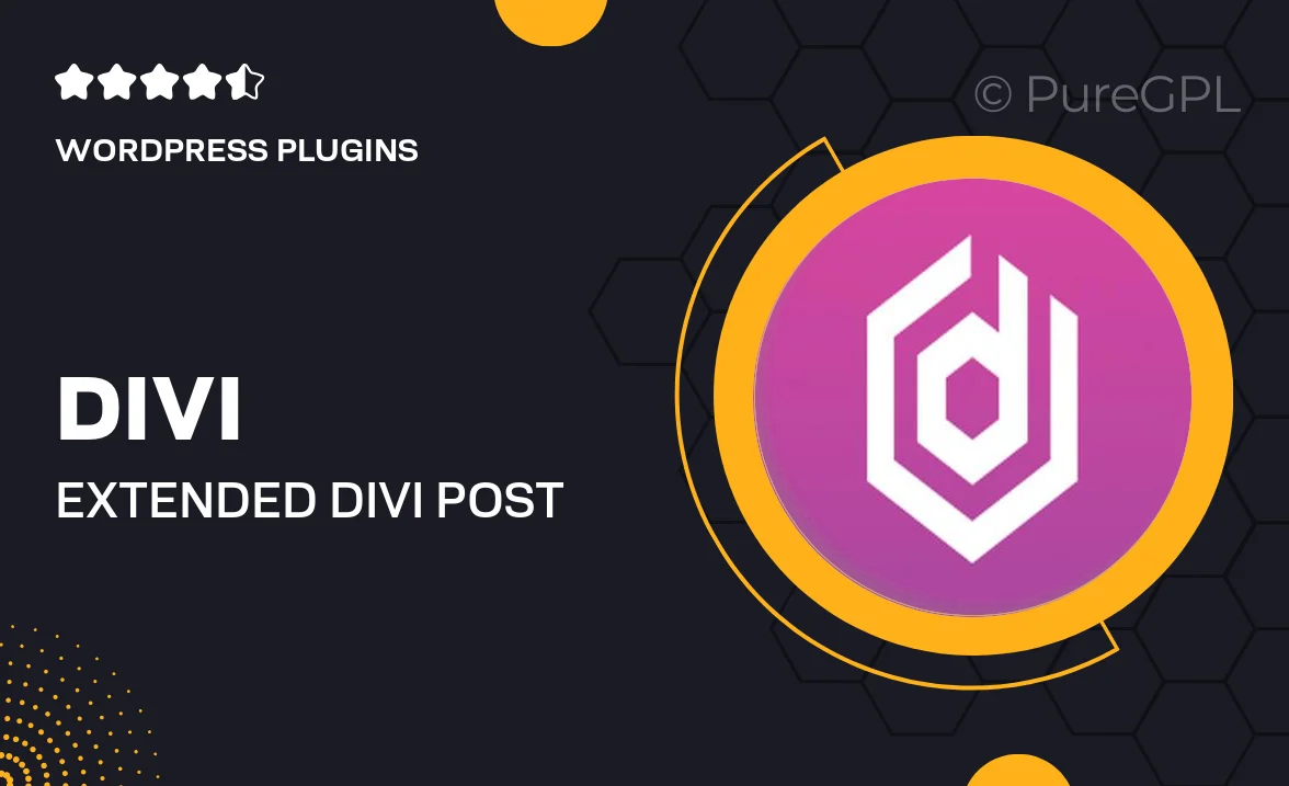 Divi Extended | Divi Post Extended