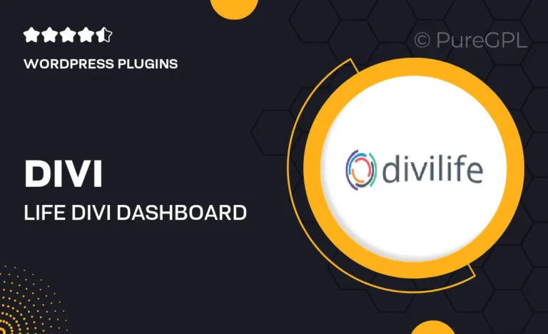 divi life divi dashboard welcome