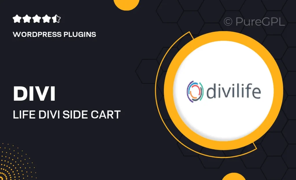 Divi life | Divi Side Cart
