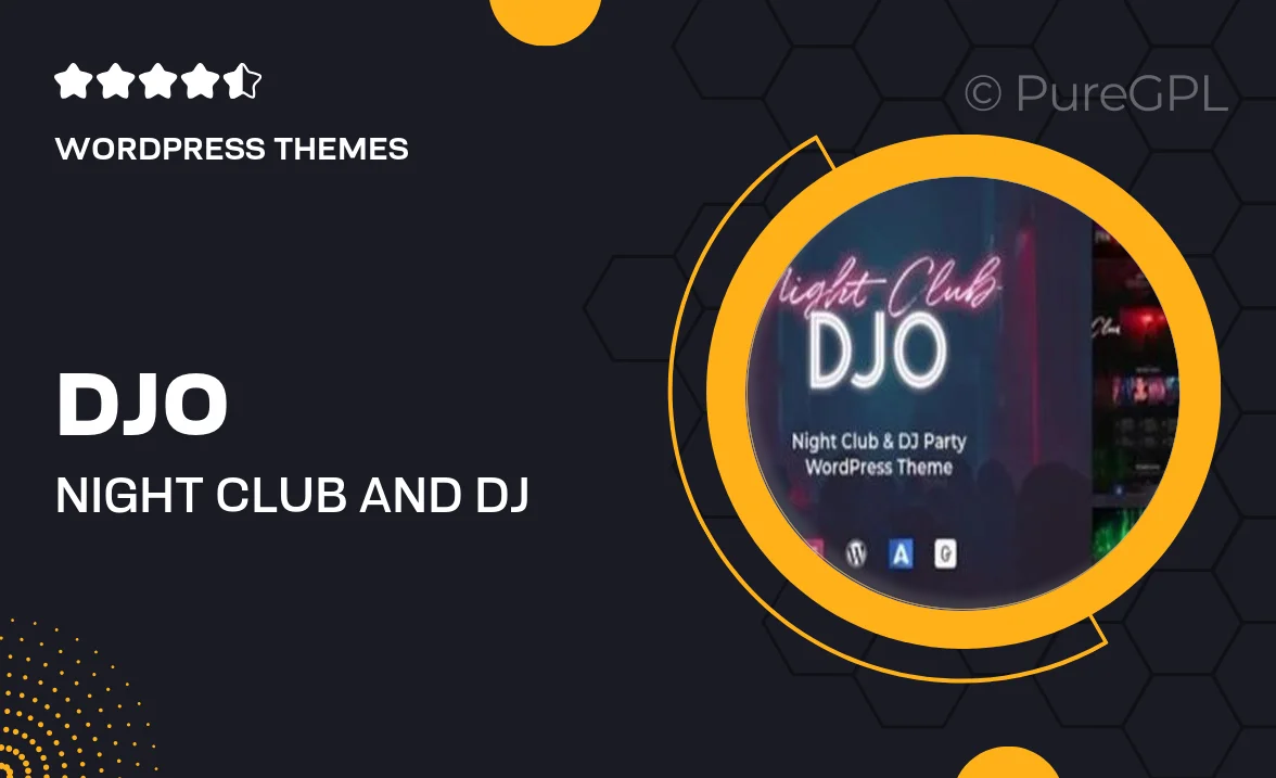 DJO – Night Club and DJ WordPress Theme