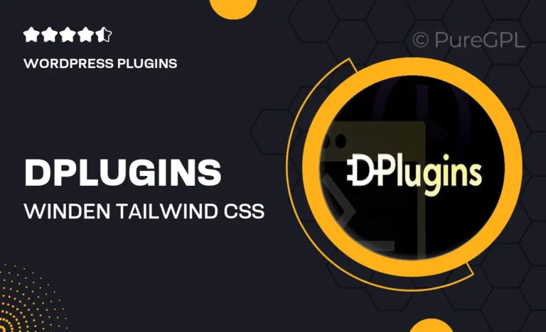 dplugins winden tailwind css optimization tool