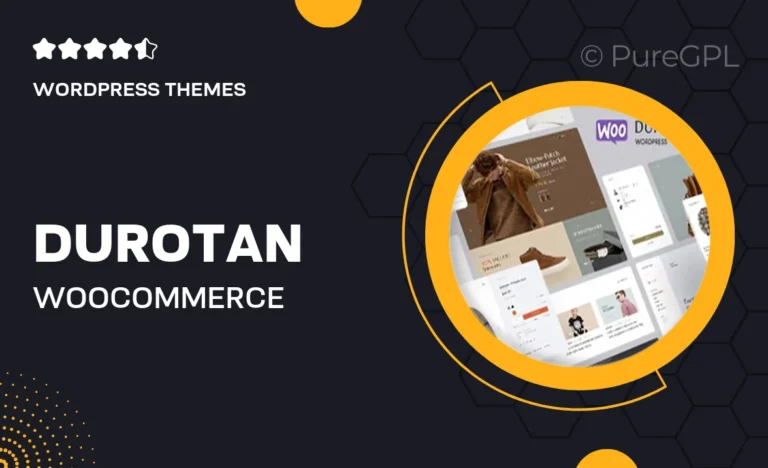 durotan woocommerce wordpress theme