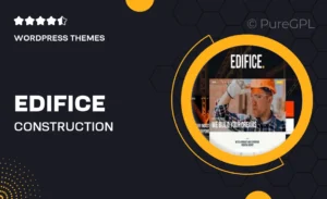 Edifice – Construction & Building WordPress Theme