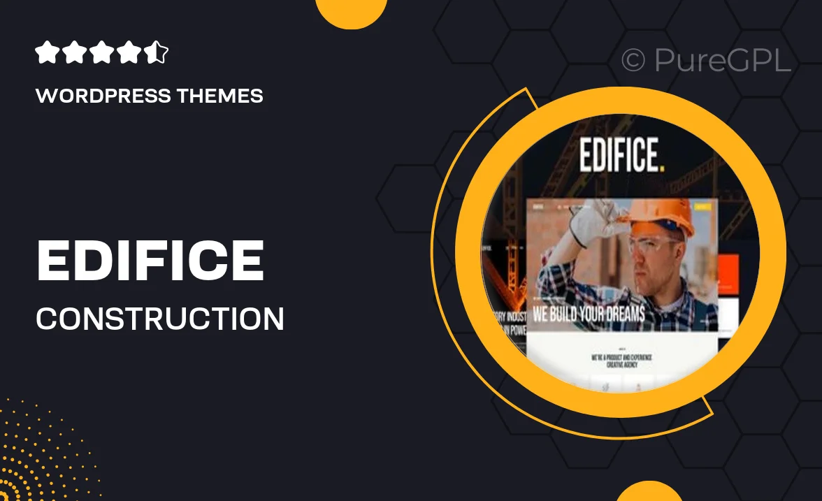 Edifice – Construction & Building WordPress Theme