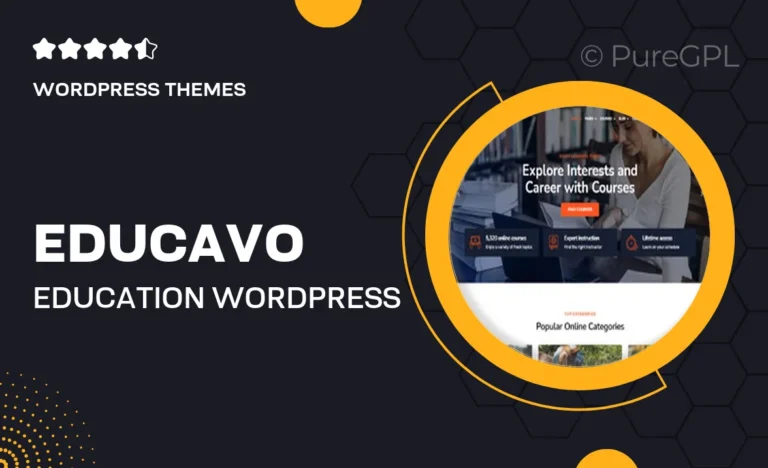 educavo education wordpress theme