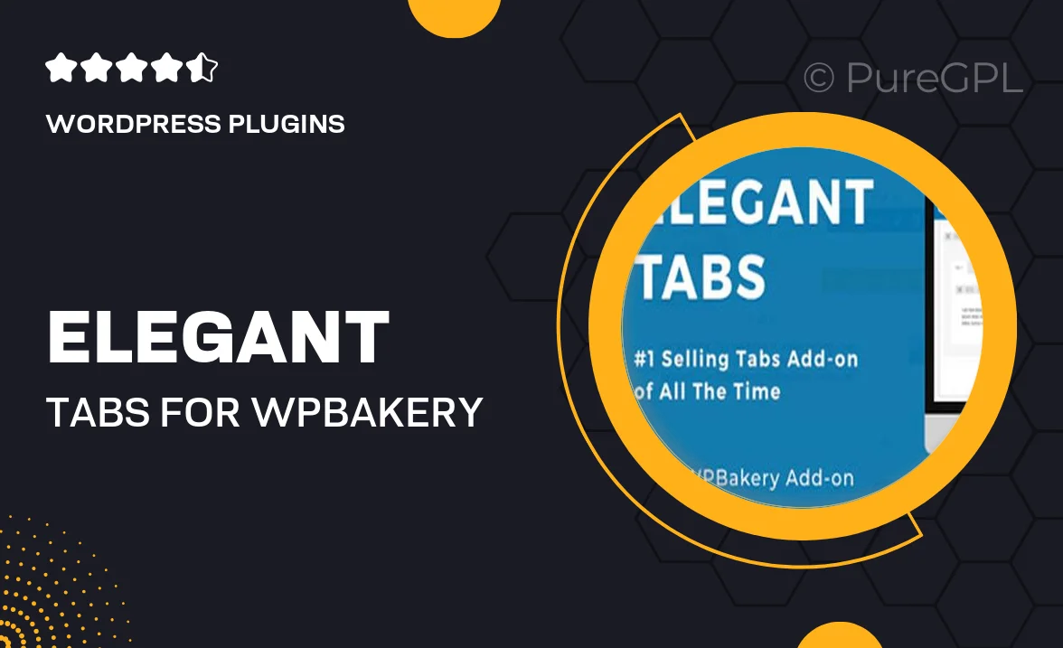 Elegant Tabs for WPBakery Page Builder