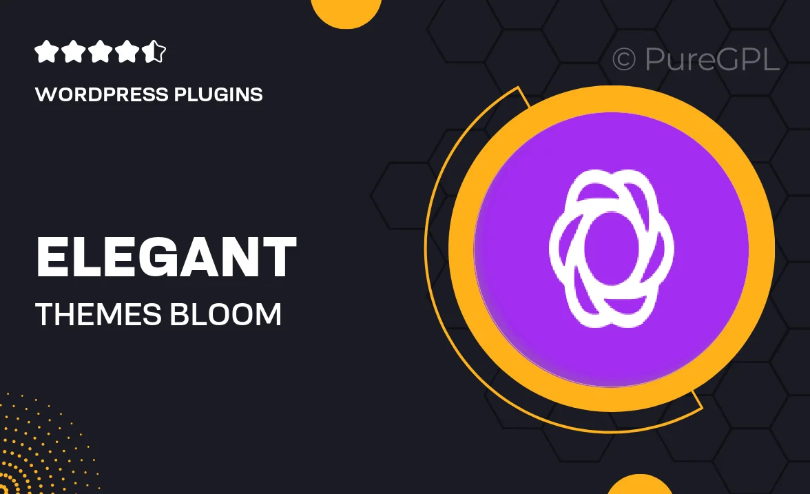 Elegant themes | Bloom