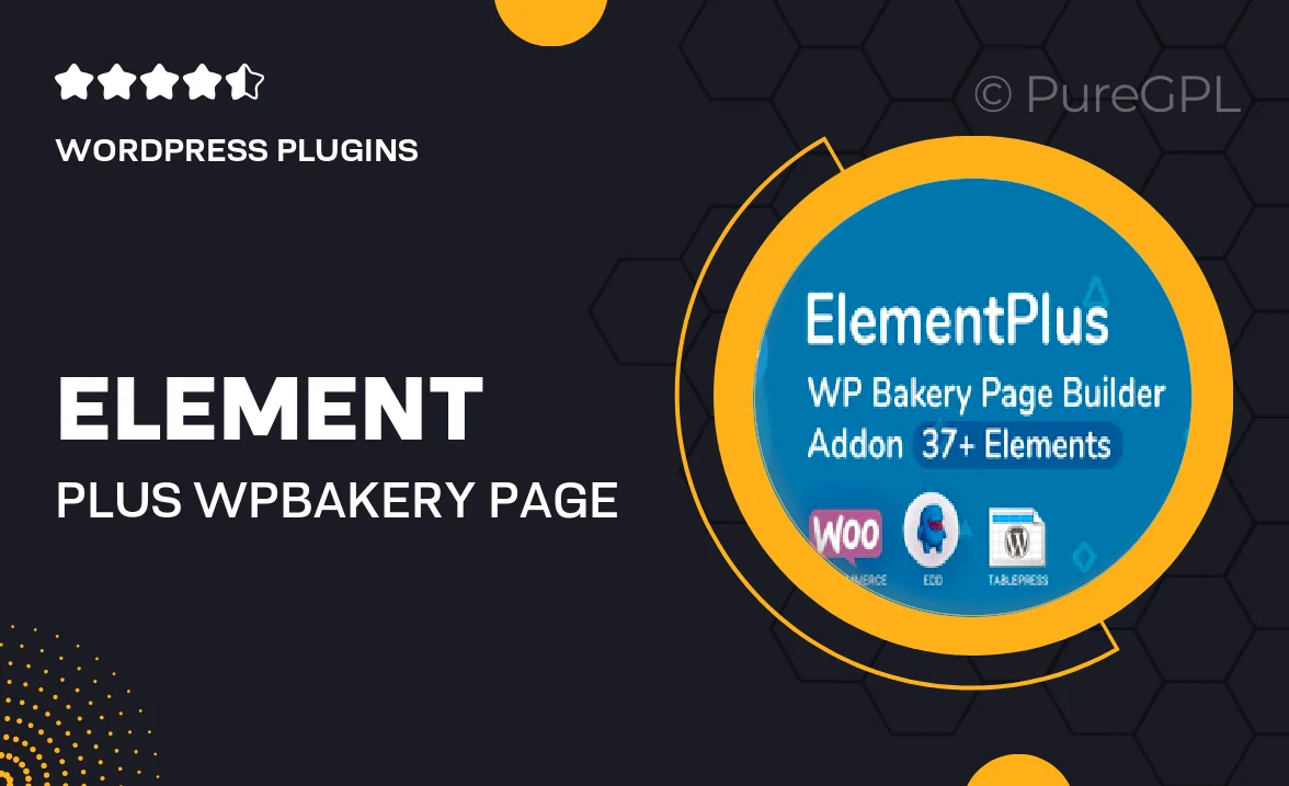 Element Plus – WPBakery Page Builder Addon (Formerly Visual Composer)