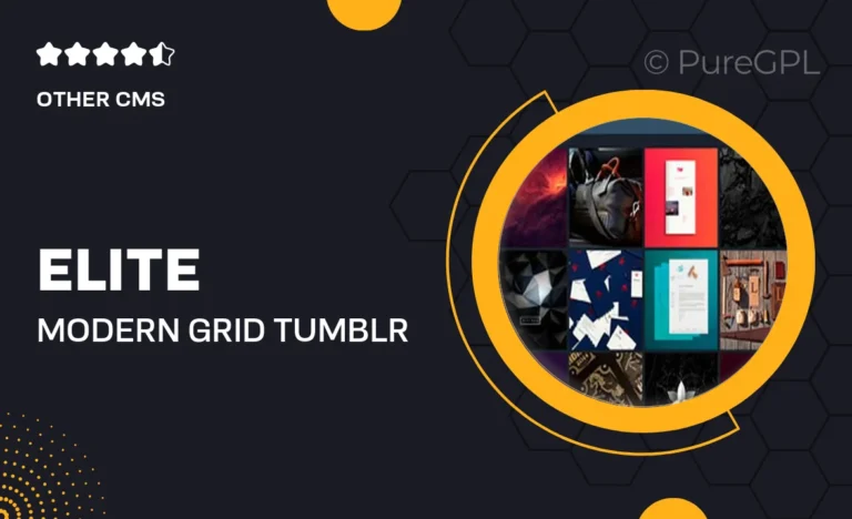 elite modern grid tumblr theme