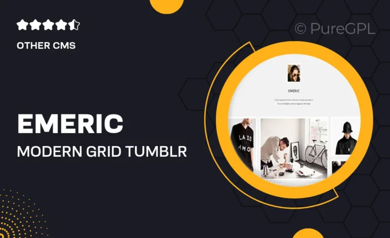 emeric modern grid tumblr theme