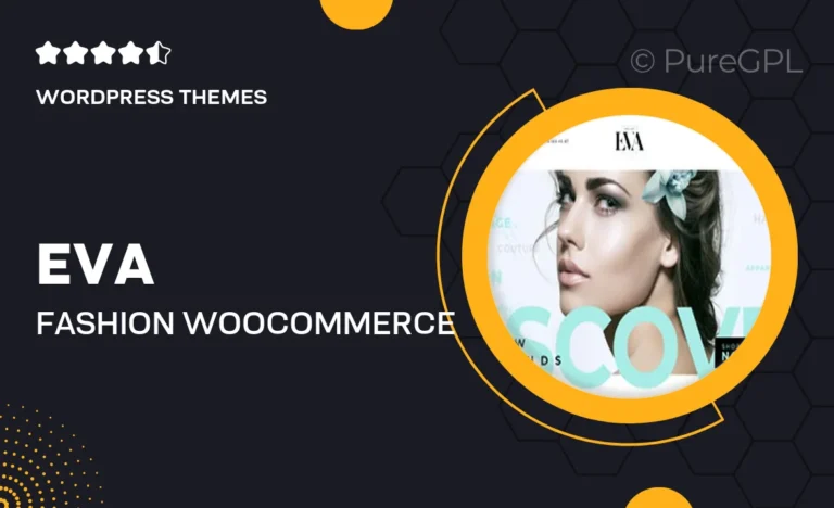 eva fashion woocommerce theme