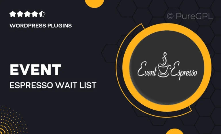 event espresso wait list manager
