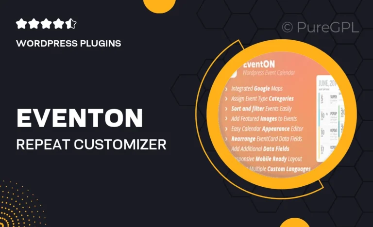 eventon repeat customizer
