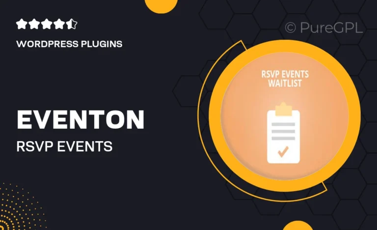 eventon rsvp events waitlist