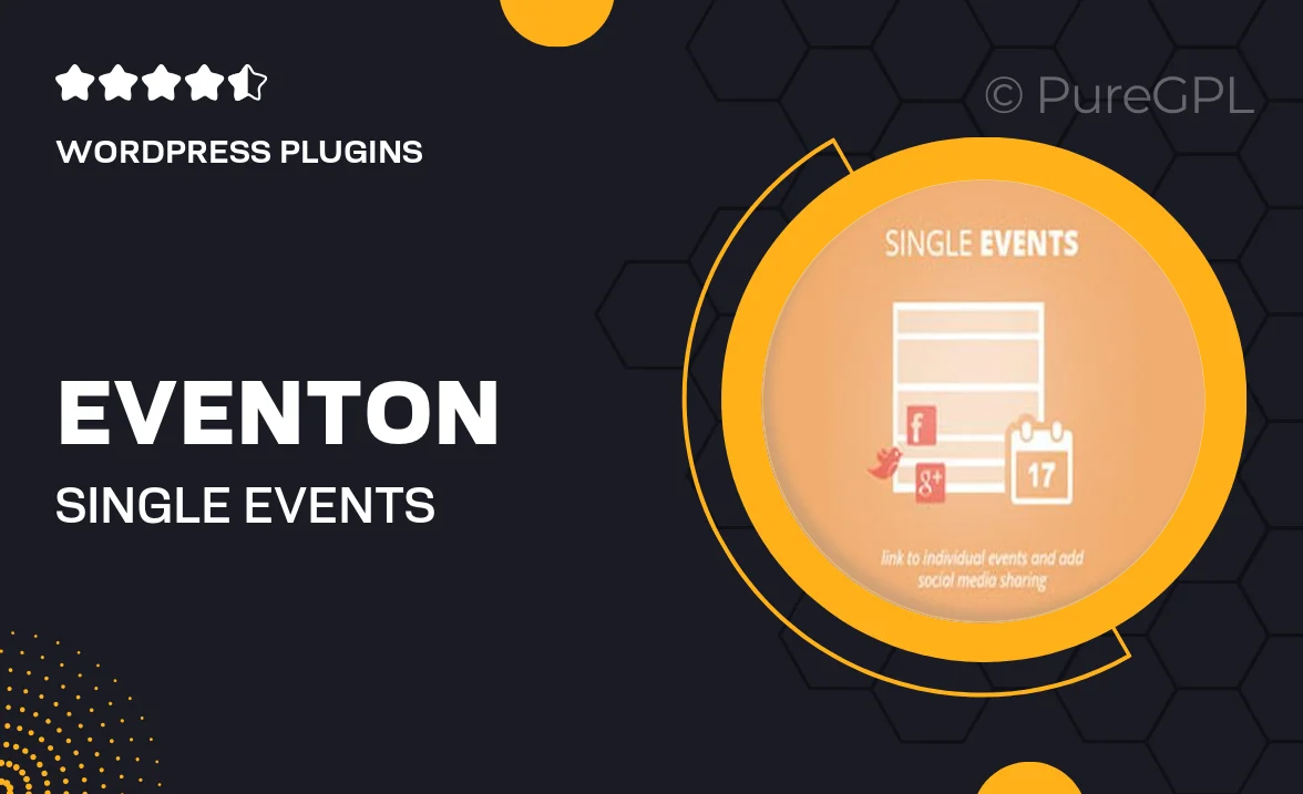 Eventon | Single Events