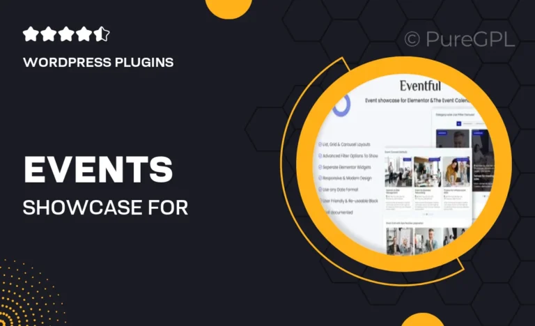 events showcase for elementor and the events calendar