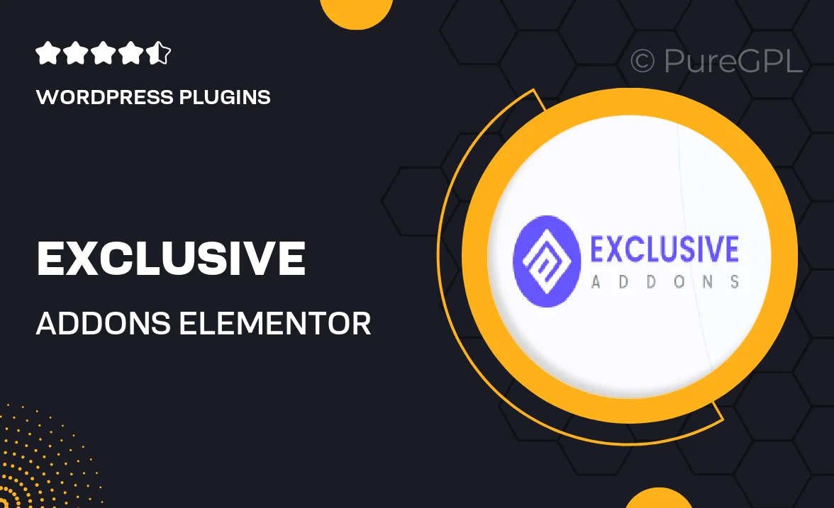 Exclusive Addons Elementor Pro