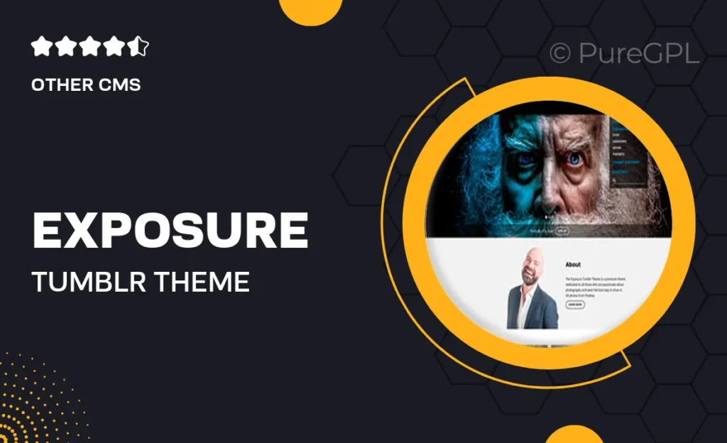 Exposure Tumblr Theme 46 Exposure Tumblr Theme
