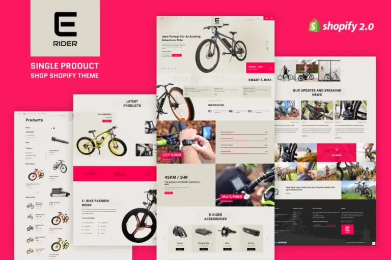 ezyrider single product shop shopify theme 1
