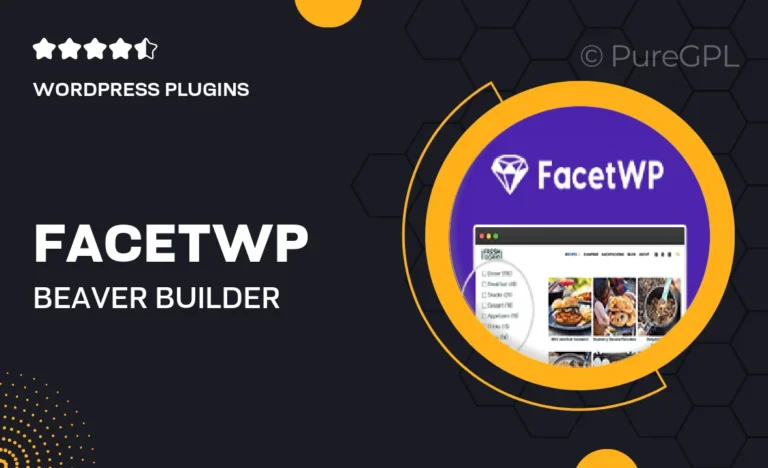 facetwp beaver builder