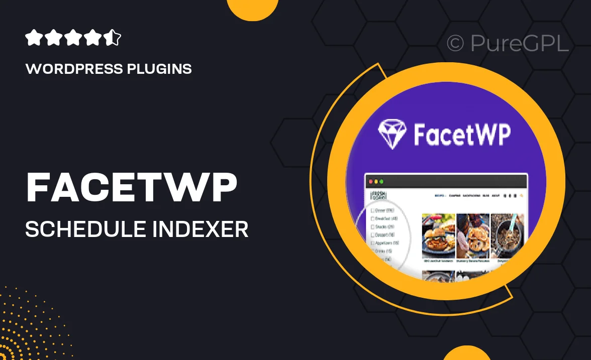 Facetwp | Schedule Indexer