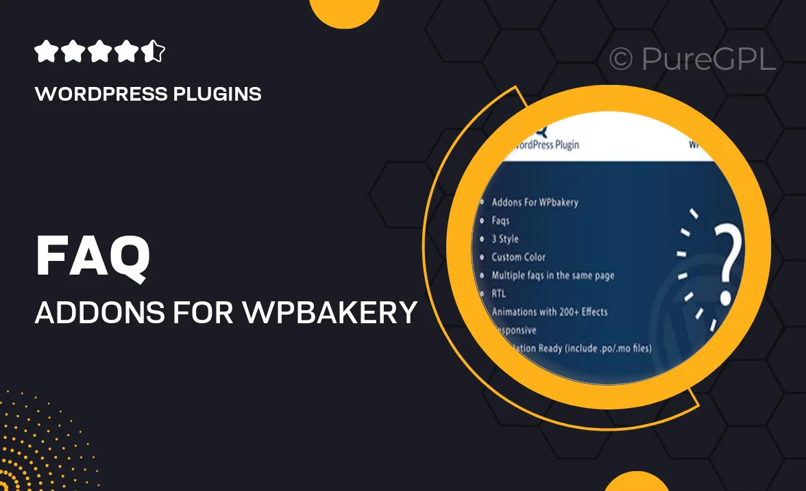 Faq – Addons for WPBakery Page Builder WordPress Plugin