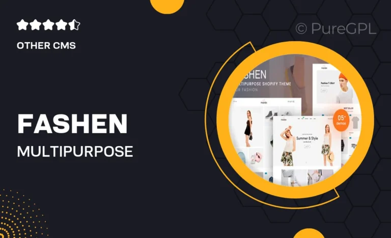 fashen multipurpose shopify theme for fashion