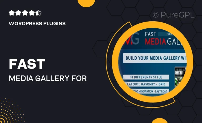 fast media gallery for wpbakery wordpress plugin