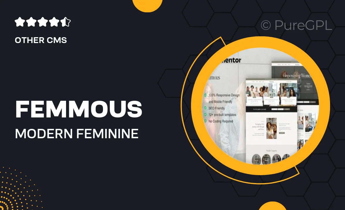 Femmous – Modern Feminine Blog Elementor Template Kit