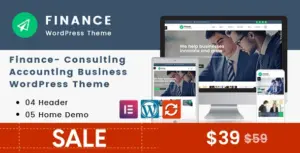 Finance – Consulting, Accounting WordPress Theme