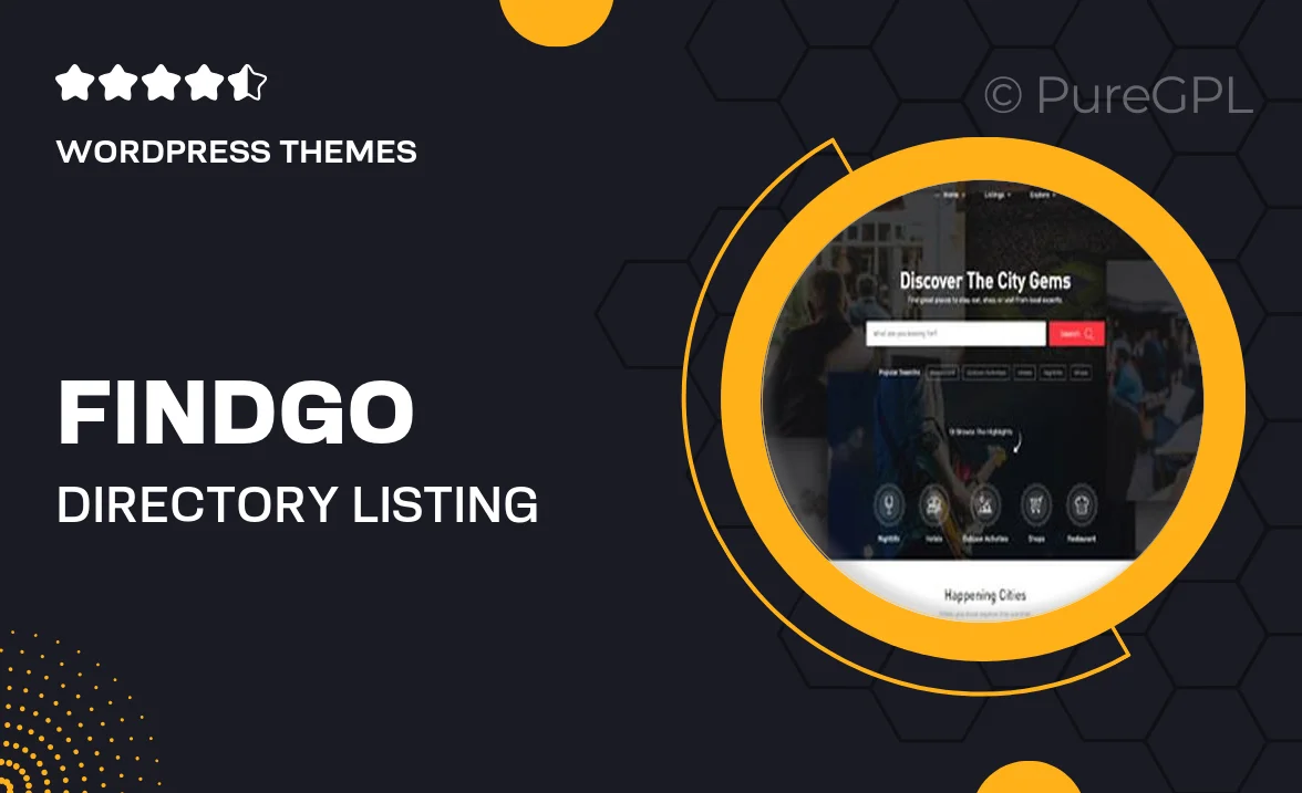 Findgo – Directory Listing WordPress Theme