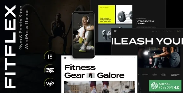 fitflex gym sports store wordpress theme 1