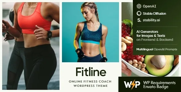 fitline online fitness coach wordpress theme 1