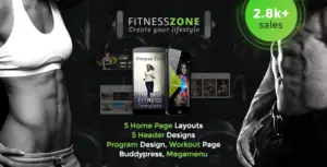 Fitness Zone – Sports, Health, Gym & Fitness Theme