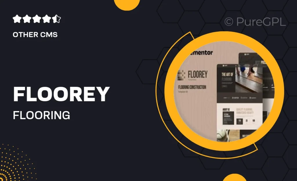 Floorey – Flooring Construction Elementor Template Kit 40 Floorey – Flooring Construction Elementor Template Kit