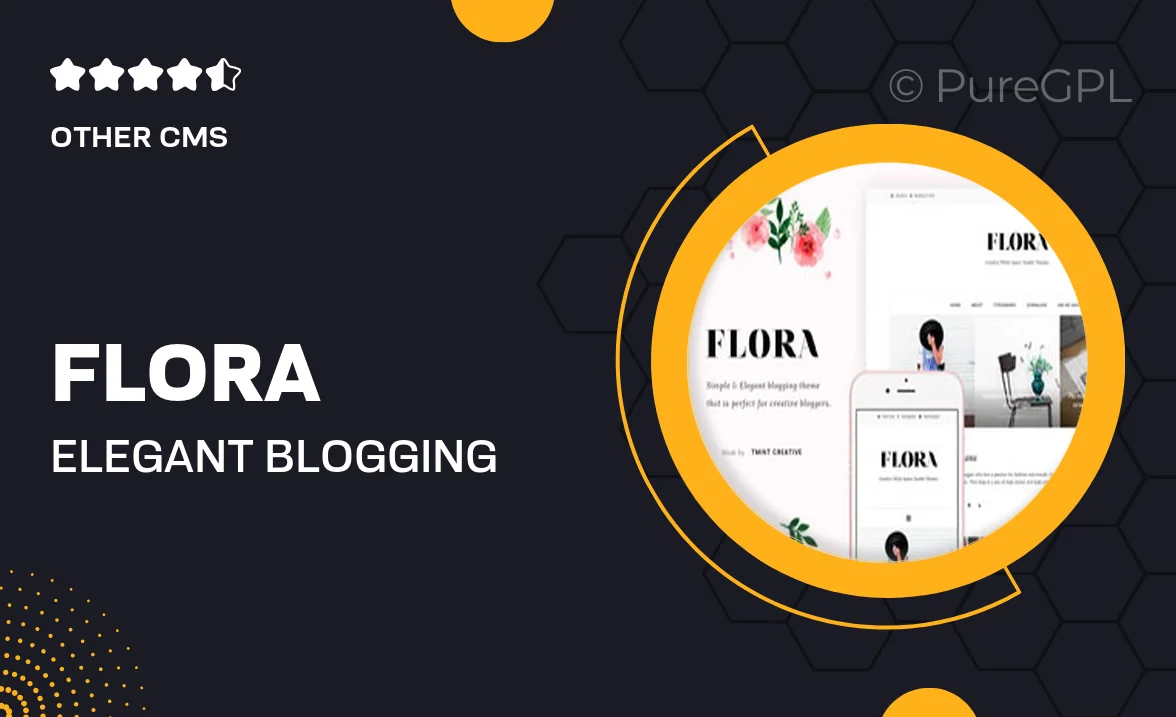 Flora – Elegant Blogging Tumblr Theme