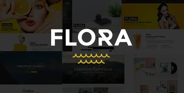 flora responsive creative wordpress theme 1