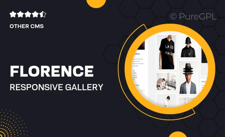 florence responsive gallery tumblr theme