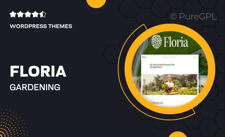 floria gardening landscaping wordpress theme