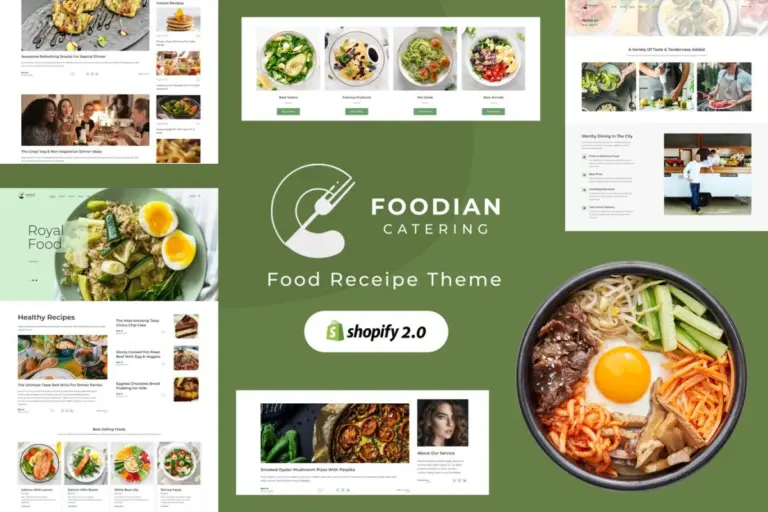 foodian food blog shopify store 1