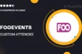 FooEvents | Custom Attendee Fields